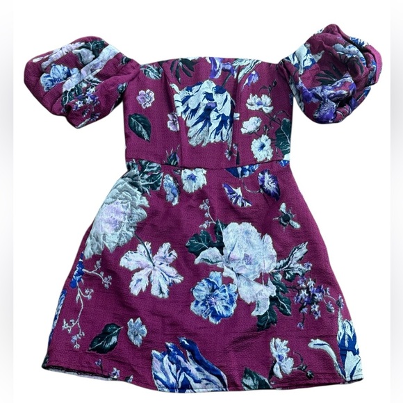 Marchesa Notte Dresses & Skirts - MARCHESA***Floral Off-Shoulder Mini Dress***US 6 $795